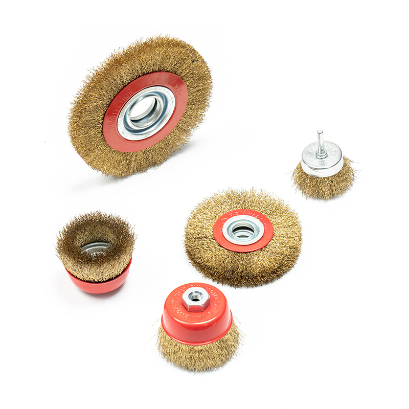 Curved Wire Wheel Brush